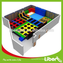 Liben Trampoline Park - diseño, fabricación, montaje en campo. Calidad superior, servicio superior. FRANCHISE CHARGE AT ALL, trampoline arena